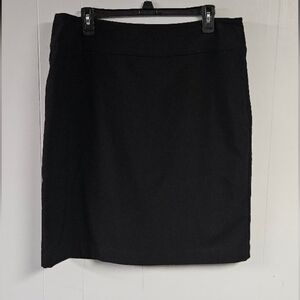 212 Collection Classic Black Straight Line Skirt